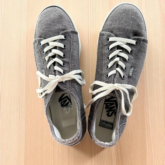 Vans Ortholite Women’s Stylish Gray Low Top Casual Canvas Sneakers Size 8 - Picture 11 of 15